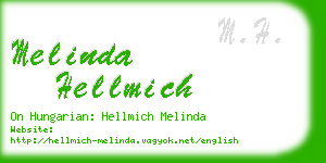 melinda hellmich business card